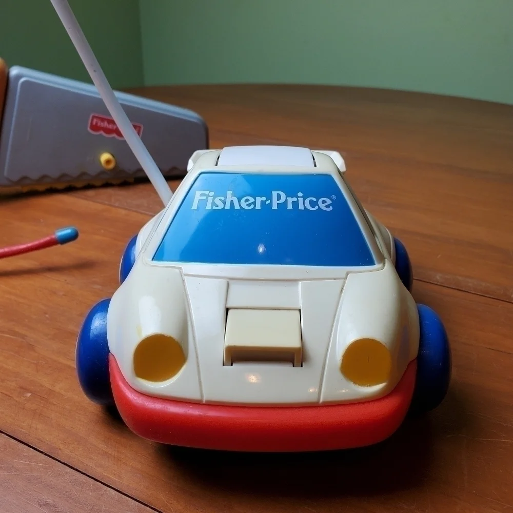 Fisher Price Toys, 1990s, RC Police Car and Saw